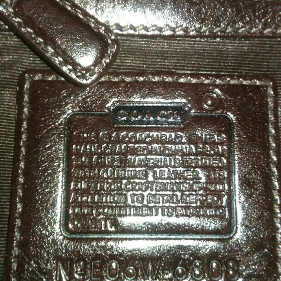 Coach suede purse - Picture 6 of 7